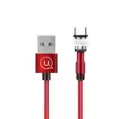 Кабель Usams US-SJ473 U59 Rotatable Magnetic FC USB-A to USB-C 2.1A 1m Red (SJ473USB02)