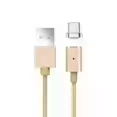 Кабель Usams US-SJ143 U-Link Magnetic FC USB-A to USB-C 2A 1.2m Gold (TCLD03)