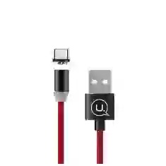 Кабель Usams US-SJ293 U-Sure Magnetic USB-A to USB-C 2.1A 1m Red (SJ293USB02)