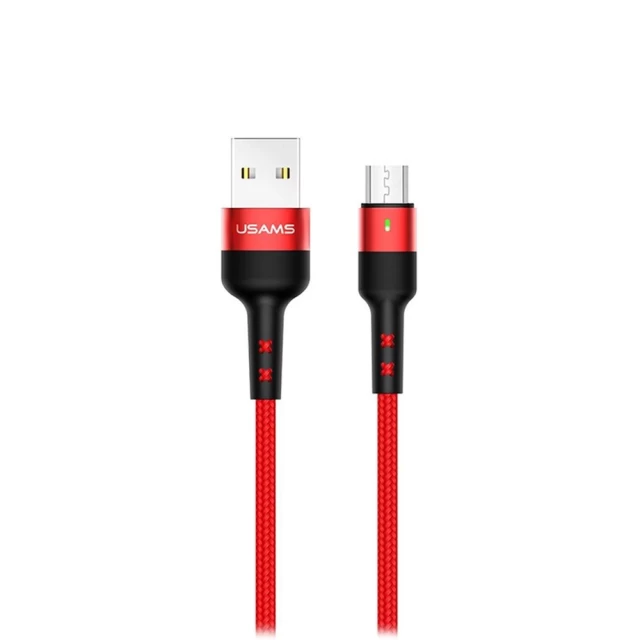 Кабель Usams US-SJ311 U26 FC USB-A to Lightning 2A 1m Red (SJ311IP02)