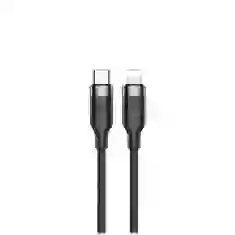 Кабель Usams US-SJ350 U31 PD/FC USB-C to Lightning 1.2m Black (SJ350USB01)
