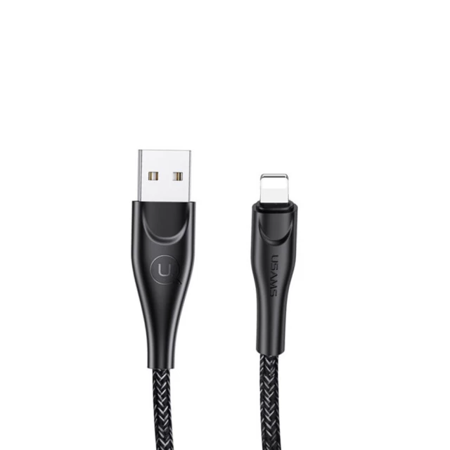 Кабель Usams US-SJ391 U41 FC USB-A to Lightning 2A 1m Black (SJ391USB01)