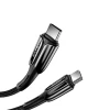 Кабель Usams US-SJ402 U42 PD/FC USB-C to USB-C 100W 5A 1.2m Black (SJ402USB01)