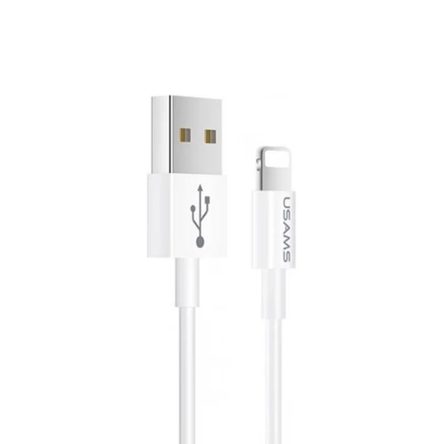 Кабель Usams US-SJ283 U23 FC USB-A to Lightning 2A 1m White (SJ283USB01)