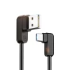 Кабель Usams US-SJ167 U-flow USB-A to USB-C 2A 1.2m Black (TCUSBCY01)