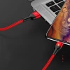 Кабель Usams US-SJ327 U28 Magnetic FC USB-A to USB-C 2A/3A 1m Red (SJ327USB02)