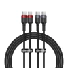 Кабель Baseus Cafule (2 PCS) USB-C to USB-C 100W 2m Red/Black (6932172657444)