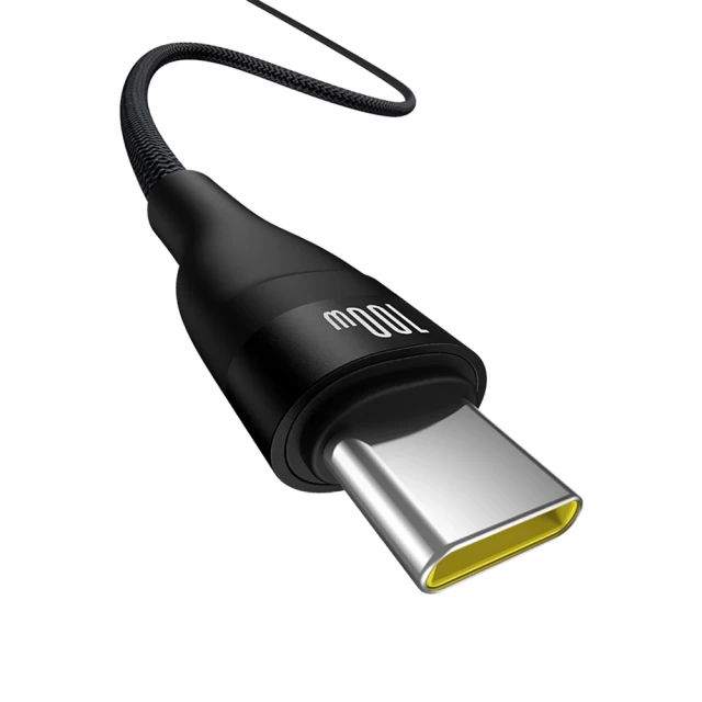 Кабель Baseus Flash 2 USB-A to USB-C 100W 2m Black (6932172657529)