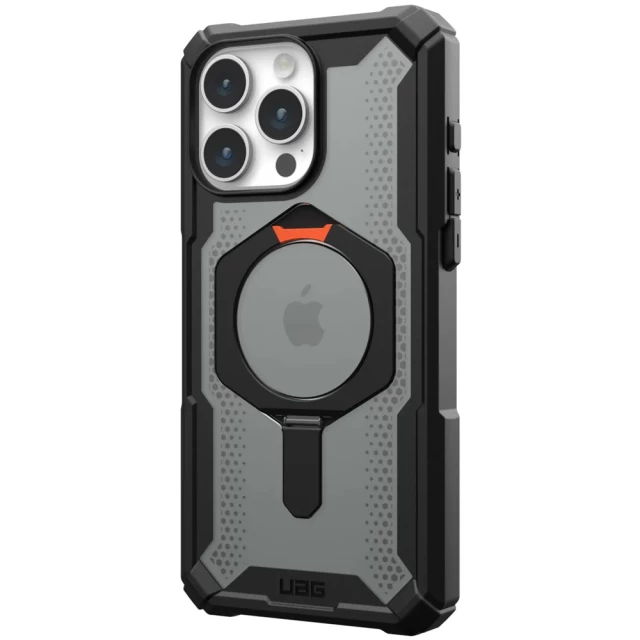 Чехол UAG Plasma XTE для iPhone 15 Pro Max Black/Orange with MagSafe (114441114097)