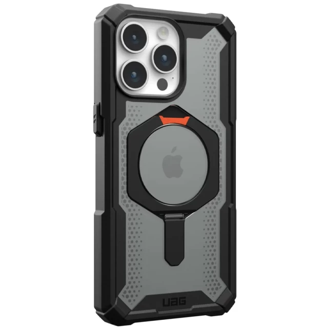 Чехол UAG Plasma XTE для iPhone 15 Pro Max Black/Orange with MagSafe (114441114097)