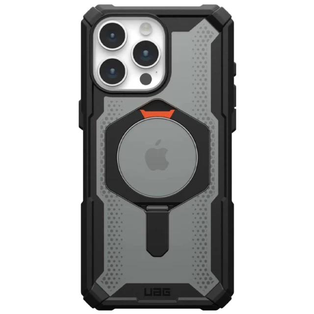 Чохол UAG Plasma XTE для iPhone 15 Pro Max Black/Orange with MagSafe (114441114097)