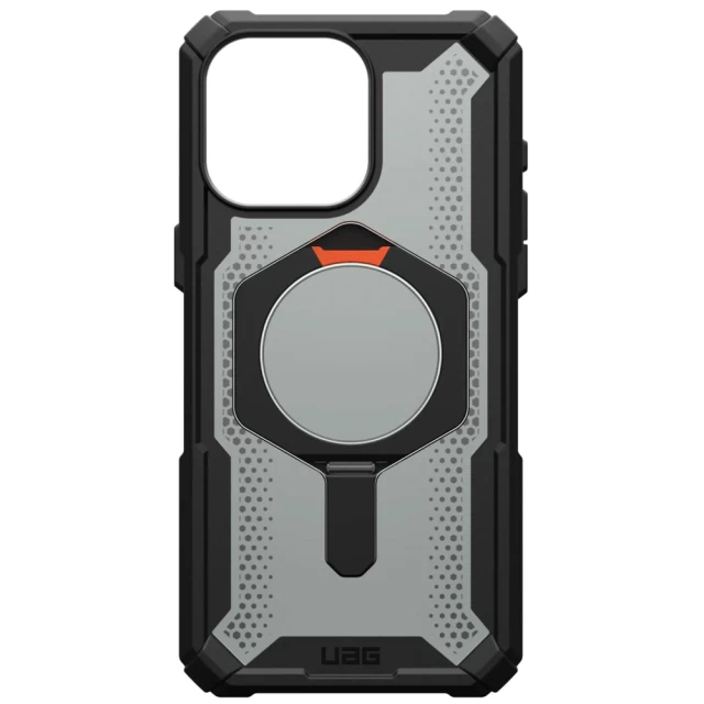 Чехол UAG Plasma XTE для iPhone 15 Pro Max Black/Orange with MagSafe (114441114097)