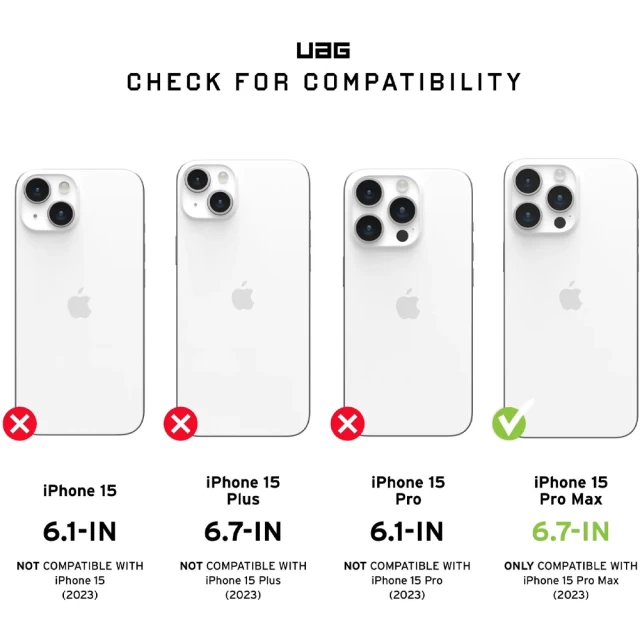 Чехол UAG Monarch Pro для iPhone 15 Pro Max Rust with MagSafe (114222119191)