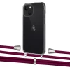 Чохол Upex Crossbody Protection Case для iPhone 13 Crystal with Aide Byzantine and Casquette Silver (UP104085)