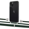 Чехол Upex Crossbody Protection Case для iPhone 13 Crystal with Aide Cyprus Green and Casquette Silver (UP104089)