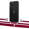 Чехол Upex Crossbody Protection Case для iPhone 13 mini Crystal with Aide Chili Pepper and Casquette Silver (UP104933)