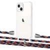 Чехол Upex Crossbody Protection Case для iPhone 13 mini Crystal with Aide Orange Azure and Casquette Silver (UP104945)