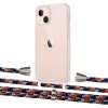 Чехол Upex Crossbody Protection Case для iPhone 13 Crystal with Aide Orange Azure and Casquette Silver (UP104105)