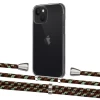 Чохол Upex Crossbody Protection Case для iPhone 13 mini Crystal with Aide Cinnamon Camouflage and Casquette Silver (UP104948)