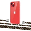 Чехол Upex Crossbody Protection Case для iPhone 13 Crystal with Aide Cinnamon Camouflage and Casquette Silver (UP104108)