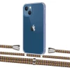 Чехол Upex Crossbody Protection Case для iPhone 13 Crystal with Aide Couleur Vintage and Casquette Silver (UP104113)