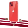 Чохол Upex Crossbody Protection Case для iPhone 13 mini Crystal with Aide Red and Casquette Gold (UP104957)