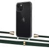 Чехол Upex Crossbody Protection Case для iPhone 13 mini Crystal with Aide Cyprus Green and Casquette Gold (UP104964)