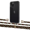 Чохол Upex Crossbody Protection Case для iPhone 13 mini Crystal with Aide Cinnamon Camouflage and Casquette Gold (UP104983)