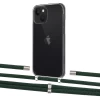 Чехол Upex Crossbody Protection Case для iPhone 13 mini Crystal with Aide Cyprus Green and Cap Silver (UP104999)