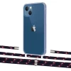 Чехол Upex Crossbody Protection Case для iPhone 13 mini Crystal with Aide Blue Marine and Cap Silver (UP105012)
