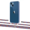 Чехол Upex Crossbody Protection Case для iPhone 13 Crystal with Aide Blue Sunset and Cap Silver (UP104174)