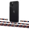 Чехол Upex Crossbody Protection Case для iPhone 13 Crystal with Aide Orange Azure and Cap Silver (UP104175)