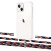 Чехол Upex Crossbody Protection Case для iPhone 13 mini Crystal with Aide Orange Azure and Cap Silver (UP105015)
