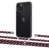 Чехол Upex Crossbody Protection Case для iPhone 13 mini Crystal with Aide Burgundy Camouflage and Cap Silver (UP105016)