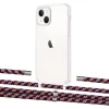 Чохол Upex Crossbody Protection Case для iPhone 13 mini Crystal with Aide Burgundy Camouflage and Cap Silver (UP105016)