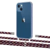Чехол Upex Crossbody Protection Case для iPhone 13 Crystal with Aide Burgundy Camouflage and Cap Silver (UP104176)