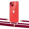 Чехол Upex Crossbody Protection Case для iPhone 13 mini Crystal with Aide Chili Pepper and Cap Gold (UP105038)