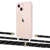 Чехол Upex Crossbody Protection Case для iPhone 13 Crystal with Aide Black Dots and Cap Gold (UP104205)