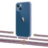 Чехол Upex Crossbody Protection Case для iPhone 13 mini Crystal with Aide Blue Sunset and Cap Gold (UP105049)