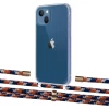 Чохол Upex Crossbody Protection Case для iPhone 13 mini Crystal with Aide Orange Azure and Cap Gold (UP105050)