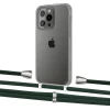 Чохол Upex Crossbody Protection Case для iPhone 13 Pro Max Crystal with Aide Cyprus Green and Casquette Silver (UP104649)