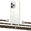 Чохол Upex Crossbody Protection Case для iPhone 13 Pro Max Crystal with Aide Cinnamon Camouflage and Casquette Silver (UP104668)