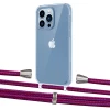 Чохол Upex Crossbody Protection Case для iPhone 13 Pro Crystal with Aide Rouge Cramoisi and Casquette Silver (UP104394)