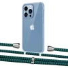 Чехол Upex Crossbody Protection Case для iPhone 13 Pro Max Crystal with Aide Emeraude and Casquette Silver (UP104675)
