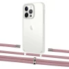 Чохол Upex Crossbody Protection Case для iPhone 13 Pro Crystal with Aide Carnation and Cap Silver (UP104441)