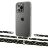 Чохол Upex Crossbody Protection Case для iPhone 13 Pro Crystal with Aide Juniper Camouflage and Cap Silver (UP104457)
