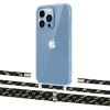 Чохол Upex Crossbody Protection Case для iPhone 13 Pro Max Crystal with Aide Juniper Camouflage and Cap Silver (UP104737)