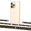 Чехол Upex Crossbody Protection Case для iPhone 13 Pro Crystal with Aide Cinnamon Camouflage and Cap Silver (UP104458)
