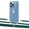 Чохол Upex Crossbody Protection Case для iPhone 13 Pro Crystal with Aide Emeraude and Cap Silver (UP104465)
