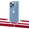 Чехол Upex Crossbody Protection Case для iPhone 13 Pro Max Crystal with Aide Red and Cap Gold (UP104747)